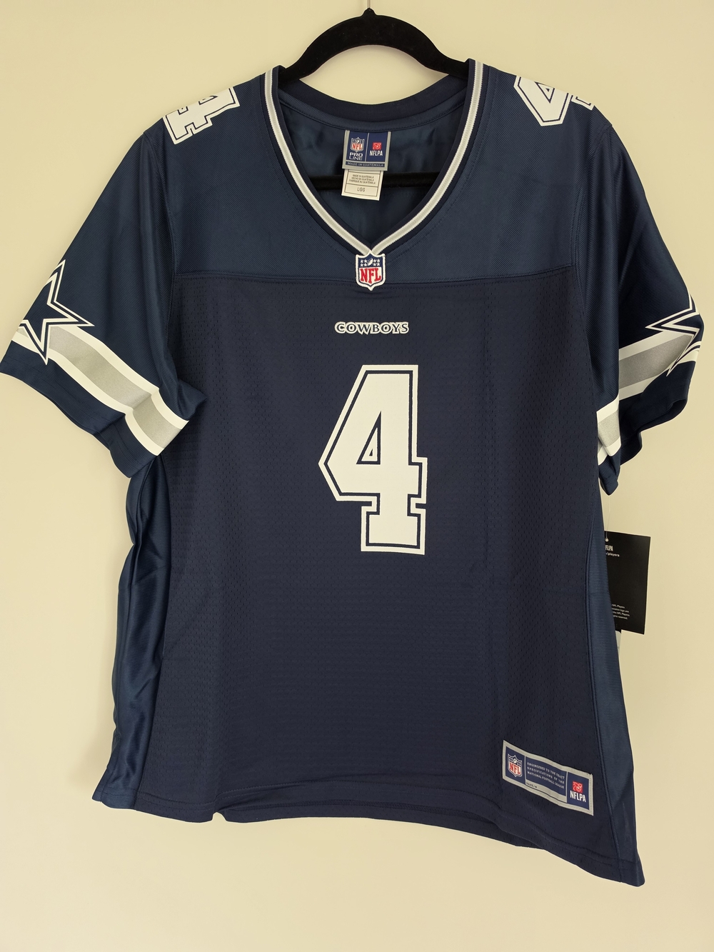 Dallas Cowboys Women's Proline 365 Replica Jersey Size L - Prescott
